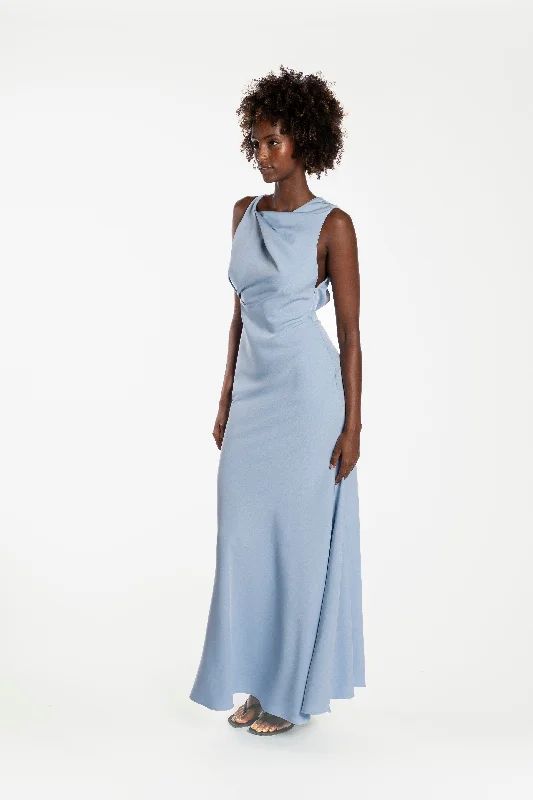 One Fell Swoop Kota Maxi Dress - Denim Blue