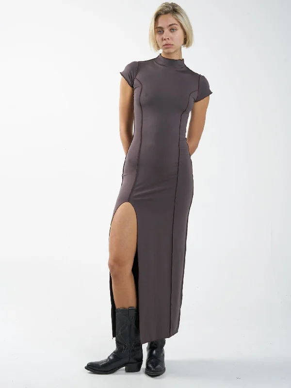 Phoebe Dress - Chocolate Plum