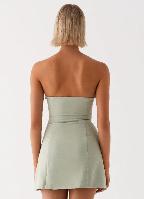 Roxie Mini Dress - Khaki