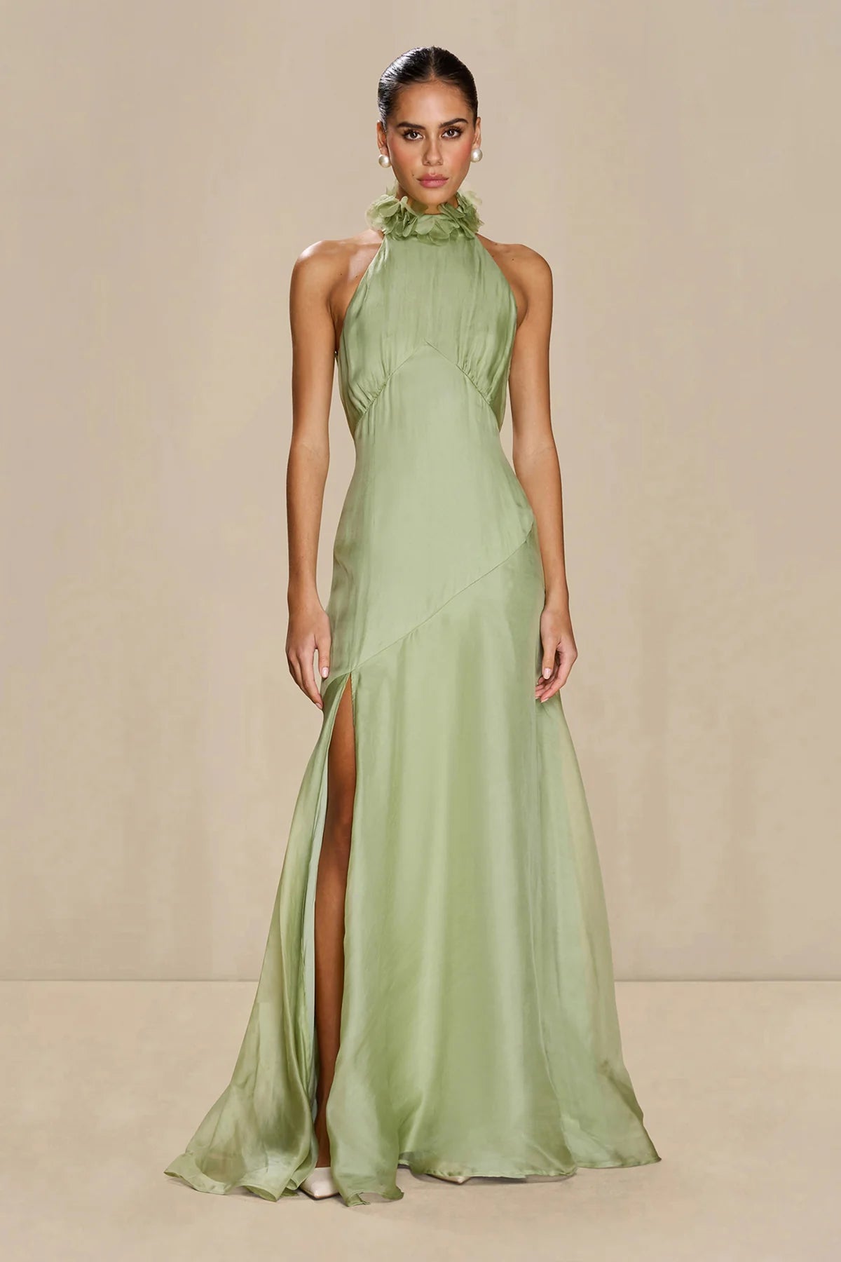 Sonya Noelle Gown - Moss