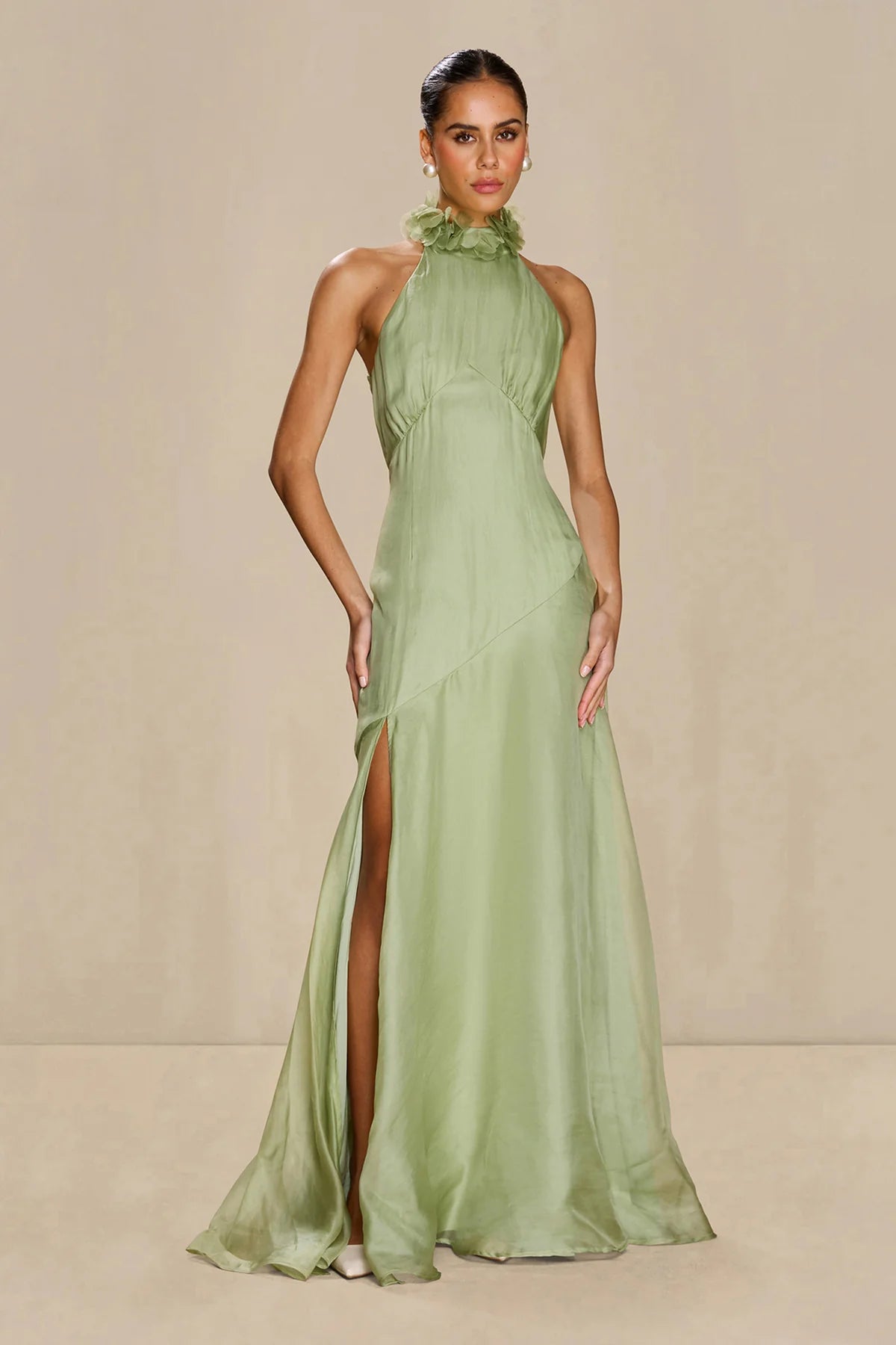 Sonya Noelle Gown - Moss