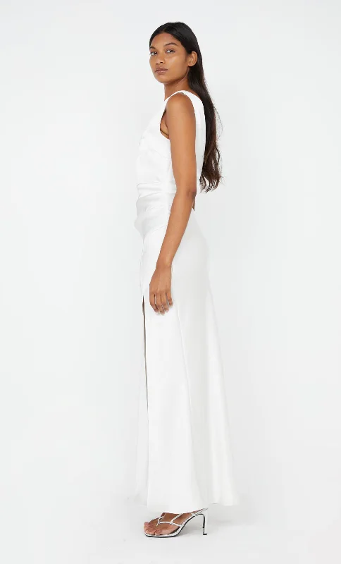 THE DREAMER ASYM DRESS - IVORY