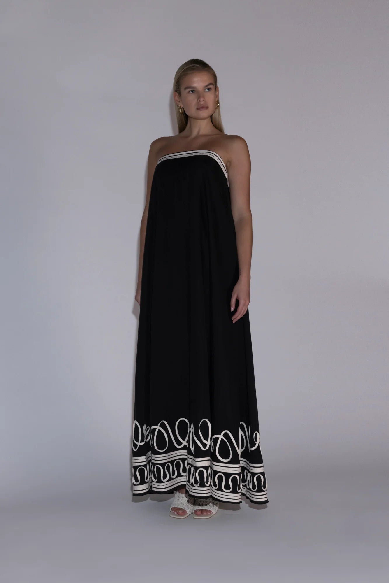 The Wolf Gang Casella Maxi Dress - Noir