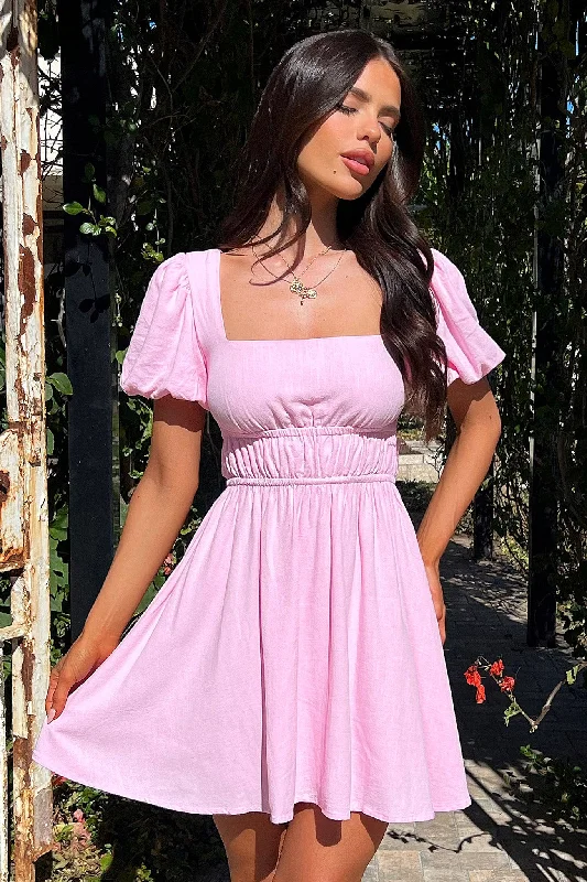 Whitney Dress - Pink